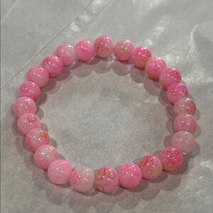 Pink Beaded Bracelet